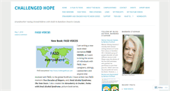 Desktop Screenshot of challengedhope.com